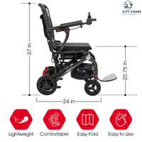 Pride Jazzy Carbon Power Wheelchair | Free Accessories + Extended Warranty