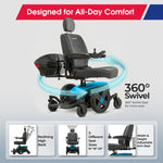 Pride Mobility Jazzy EVO 613 Li Power Wheelchair I Lifetime Protection Plan + Accessory Kit