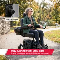 Pride Mobility Jazzy EVO 613 Power Wheelchair + Ultimate Kit I Extended Warranty