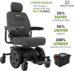 Pride Mobility Jazzy EVO 613 Li Power Wheelchair I Lifetime Protection Plan + Accessory Kit