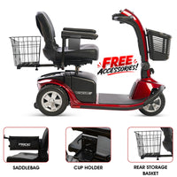 Pride Victory 10 3-Wheel Mobility Scooter | Free Accessories Included