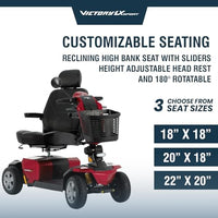 Pride Victory LX Sport Mobility Scooter l Extended Warranty + Free Accessories