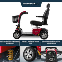 Pride Victory LX Sport Mobility Scooter l Extended Warranty + Free Accessories