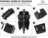 Pride Go Go Ultra X 3-Wheel Mobility Scooter | Free Accessories + Extended Warranty
