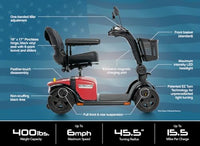 Pride Victory Platinum Mobility Scooter | Free Accessories + Extended Warranty