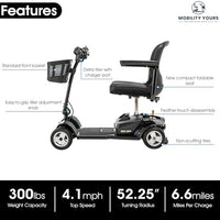 Pride Go Go Ultra X 4-Wheel Mobility Scooter | Free Accessories