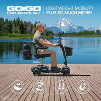 Pride Go Go Endurance AL+ Mobility Scooter | Free Accessories + Warranty