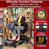 Pride Go Go Endurance AL+ Mobility Scooter | Free Accessories + Warranty