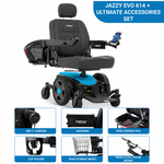 Pride Mobility Jazzy EVO 613 Li Power Wheelchair I Lifetime Protection Plan + Accessory Kit