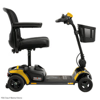 Pride Go Go Elite Traveller Gen 3 Platinum 4-Wheel Mobility Scooter | Free Accessories Included + Extended Warranty