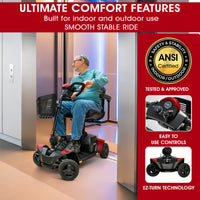 Pride Go Go Elite Traveller 2 Platinum Mobility Scooter | Free Accessories + Extended Warranty