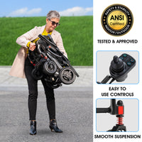 Pride Jazzy Carbon Power Wheelchair | Free Accessories + Extended Warranty