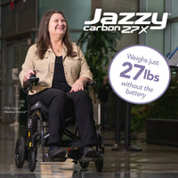 Pride Jazzy Carbon 27x Power Wheelchair + Accessories I Extended Warranty