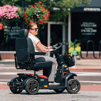 Pride PX4 Mobility Scooter 500 lb Capacity | Free Accessories I Ext Warranty